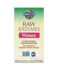 RAW Enzymy Women Digestive Health - pro ženy - podpora trávení - 90 kapslí